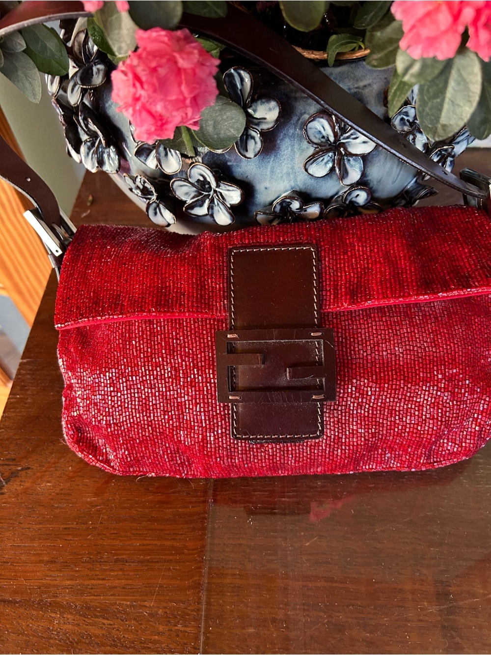 Vintage Fendi Baquette Beaded Bag - Picture 1 of 9